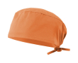 Medische muts van keperstof, van polyester en katoen 190 g/m² Velilla kleur zalm