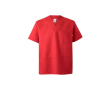 Tuniek van keperstof, polyester en katoen 190 g/m² Velilla kleur rood