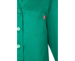 Werkjas met lange mouw van polyester en katoen 175 g/m² Velilla kleur groen