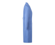 Werkjas met lange mouw van polyester en katoen 175 g/m² Velilla kleur pastel blauw