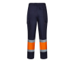 Unisex werkbroek van katoen en polyester 190 g/m² Velilla kleur oranje