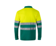 Piqué werkpolo van katoen en polyester 150 g/m² Velilla kleur groen