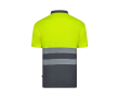 Unisex werkpolo met korte mouwen, 140 g/m² Velilla kleur grijs