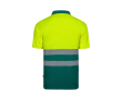 Unisex werkpolo met korte mouwen, 140 g/m² Velilla kleur groen