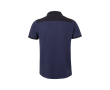Unisex werkpolo van piqué, van polyester 200 g/m² Velilla kleur blauw