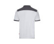 Unisex werkpolo van piqué, van polyester 200 g/m² Velilla kleur wit