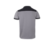 Unisex werkpolo van piqué, van polyester 200 g/m² Velilla kleur grijs