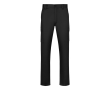 Unisex cargobroek van twill met elastische tailleband 190 g/m2 Velilla kleur zwart