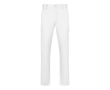 Unisex cargobroek van twill met elastische tailleband 190 g/m2 Velilla kleur wit