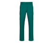 Unisex cargobroek van twill met elastische tailleband 190 g/m2 Velilla kleur groen