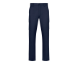 Unisex cargobroek van twill met elastische tailleband 190 g/m2 Velilla kleur marineblauw