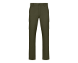 Unisex cargobroek van twill met elastische tailleband 190 g/m2 Velilla kleur miliair groen