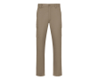 Unisex cargobroek van twill met elastische tailleband 190 g/m2 Velilla kleur naturel