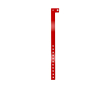 Dunne vinyl identificatiearmband voor festivals en feestjes kleur rood