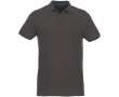 Poloshirt van biologisch katoen en gerecycled polyester 220 g/m² Elevate NXT kleur taupe grijs