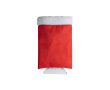 Ijskrabber met beschermende want van polyester kleur rood