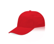 Katoenen pet met metalen gespsluiting 255 g/m² kleur rood