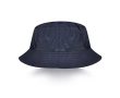 Omkeerbare nylon vissershoed met fleecevoering kleur marineblauw