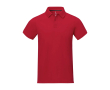 Polo met korte mouwen van katoen in piqué 200 g/m² Elevate Life kleur rood