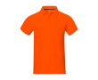 Polo met korte mouwen van katoen in piqué 200 g/m² Elevate Life kleur oranje