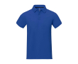 Polo met korte mouwen van katoen in piqué 200 g/m² Elevate Life kleur blauw