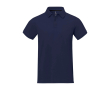 Polo met korte mouwen van katoen in piqué 200 g/m² Elevate Life kleur marineblauw