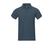 Polo met korte mouwen van katoen in piqué 200 g/m² Elevate Life kleur cyaan blauw