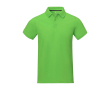 Polo met korte mouwen van katoen in piqué 200 g/m² Elevate Life kleur neon groen