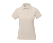 Dames polo met korte mouwen in piquéstof 200 g/m² - Elevate Life kleur zand