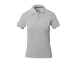 Dames polo met korte mouwen in piquéstof 200 g/m² - Elevate Life kleur lichtgrijs gemarmerd