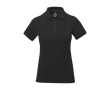 Dames polo met korte mouwen in piquéstof 200 g/m² - Elevate Life kleur zwart