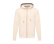 Sweater met capuchon van 300 g/m2 katoen en polyester Elevate Life kleur zand