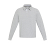 Unisex rugbyshirt van biologisch katoen 280 g/m2 Elevate NXT kleur gemarmerd grijs
