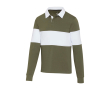 Unisex rugbyshirt van biologisch katoen 280 g/m2 Elevate NXT kleur donkergroen