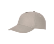 Petten met logo en zelfklevende sluiting, van 175 g/m2 katoen Hero kleur ivoor