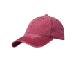 Casual pet van gerecycled katoen met gewassen look 245 g/m² kleur bordeaux