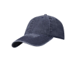 Casual pet van gerecycled katoen met gewassen look 245 g/m² kleur marineblauw