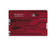Multifunctionele gereedschapsdoos - Victorinox SwissCard Classic kleur rood