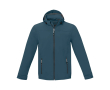 Polyester waterdichte softshell jas Elevate Life 300 g/m2 kleur cyaan blauw
