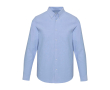 Oxford overhemd voor heren met lange mouwen en button-down kraag kleur lichtblauw