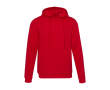 Unisex hoodie met geborstelde binnenkant 280 g/m2 Elevate kleur rood
