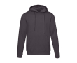 Unisex hoodie met geborstelde binnenkant 280 g/m2 Elevate kleur grijs