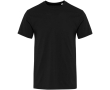 Unisex T-shirt met korte mouwen van biologisch katoen 160 g/m2 Elevate kleur zwart