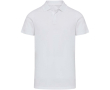 Unisex poloshirt met korte mouwen van gecertificeerd biologisch katoen 180 g/m2 Elevate kleur wit