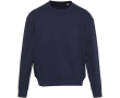 Oversize sweater met ronde hals van eco-katoen 280 g/m2 Elevate kleur marineblauw