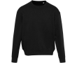 Oversize sweater met ronde hals van eco-katoen 280 g/m2 Elevate kleur zwart