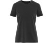 Dames T-shirt met korte mouwen van ringgesponnen katoen 160 g/m2 Elevate kleur zwart