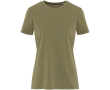 Dames T-shirt met korte mouwen van ringgesponnen katoen 160 g/m2 Elevate kleur donkergroen