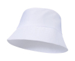 Lichte polyester hoed met zonbescherming 130 g/m² kleur wit