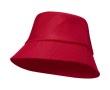 Lichte polyester hoed met zonbescherming 130 g/m² kleur rood